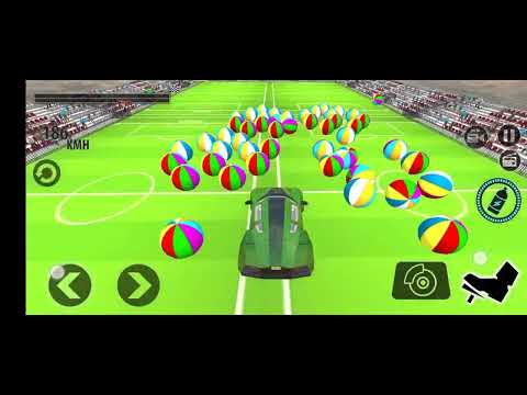 Impossible Stunt Car Tracks 3D: Green Car Driving Stunts Levels 13 & 14 - Android GamePlay