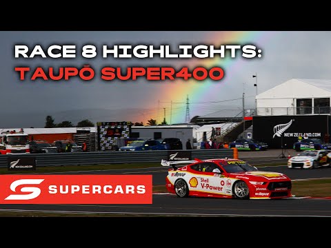 SUPERCARS 2024 ITM Taupō Super400 レース8ハイライト動画