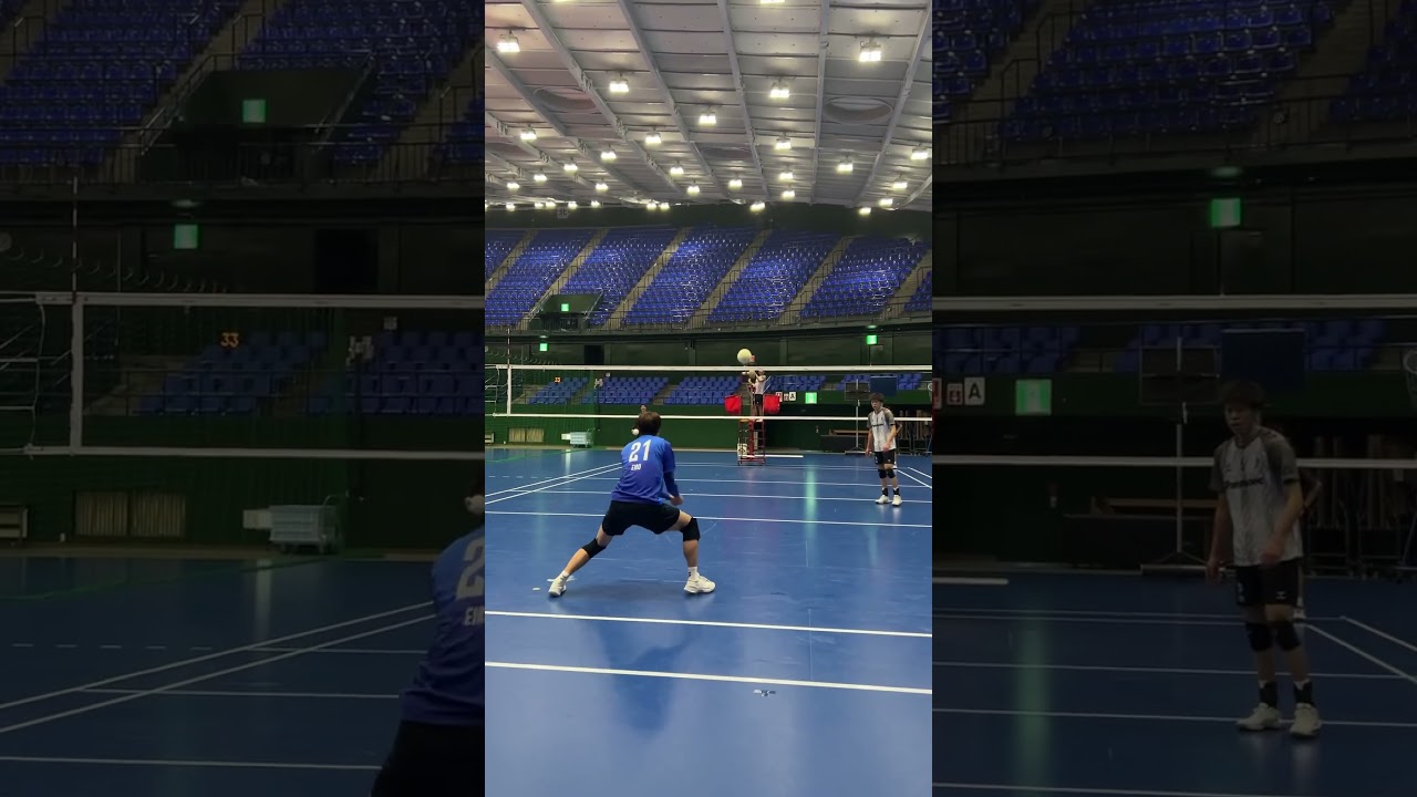 setter reception🏐#永露元稀 #早すぎ #多分120くらい #カメラマン喋りすぎ