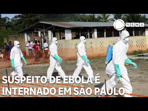 Homem com suspeita de ebola é internado em São Paulo