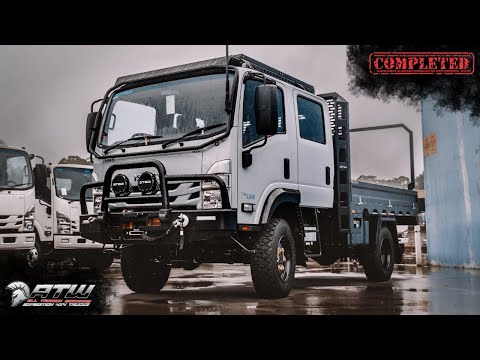 ATW 4x4 truck complete (Isuzu NPS 75/155 crew cab)