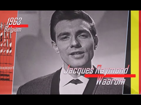 eurovision 1963 Belgium 🇧🇪 Jacques Raymond - Waarom ᴴᴰ