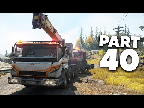 SNOWRUNNER Gameplay Walkthrough Part 40 - SNOWRUNNER HAS DEFEATED ME