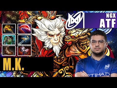 Monkey King Safelane | NGX.ATF | MAYBE ATF IS A BETTER HARD CARRY PLAYER | 7.32d Gameplay Highlight