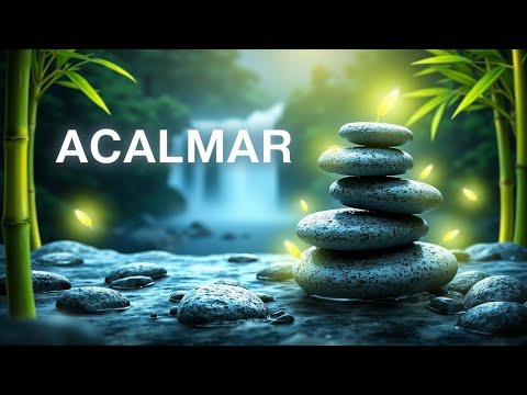 🌿Som de Água Corrente para Dormir Relaxar Estudar, Paz Interior.