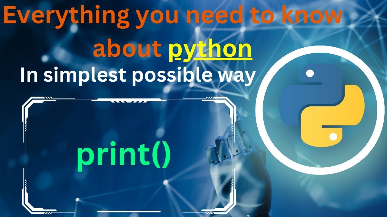 printing in python | print output to console using print() | python tutorial | python full course