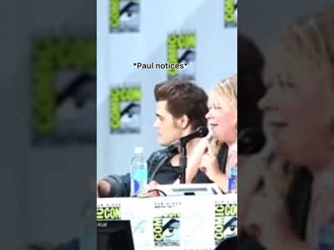 Matt Davis Makes Nina Dobrev Uncomfortable! Paul protecting Nina!