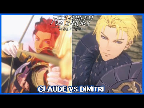 Claude vs Dimitri cutscene - Fire Emblem Warriors Three Hopes