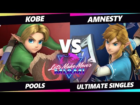 Let's Make Moves Miami - Kobe (Young Link) Vs. Amnesty (Link) SSBU Ultimate Tournament