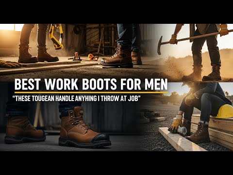 TOP 5 Best Work Boots For Men 2025 | These Are the Best For Real Men