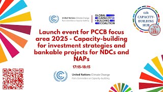 Launch event for PCCB focus area 2025