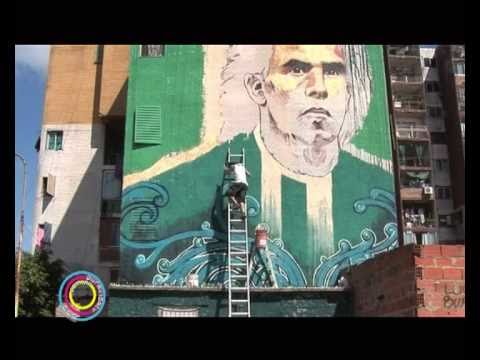 Pura Vida TV - Carlos Tevez - Mural homenaje en Fuerte Apache