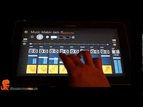 Tech mix using Music Maker Jam - Intel Tablet - Windows 8