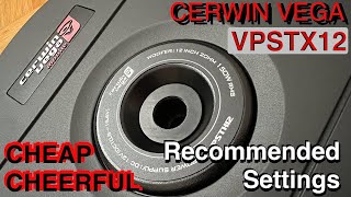 Great Boom For The Buck : Cerwin Vega VPSTX12 Shallow Spare Tire Subwoofer Review 
