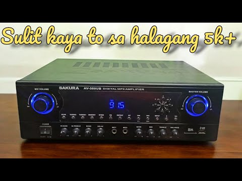 Sakura AV389ub digital amplifier || Reviews, and whats inside