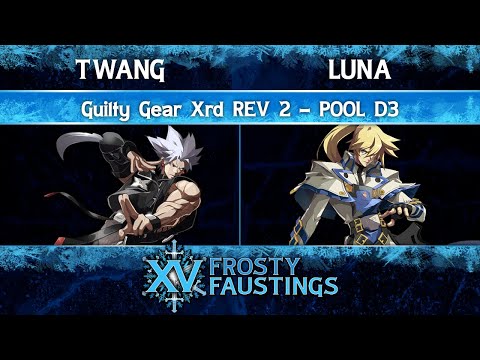 Frosty Faustings XV 2023 Pool D3 - twang (Chipp Zanuff) vs luna (Ky Kiske) - Guilty Gear Xrd REV 2