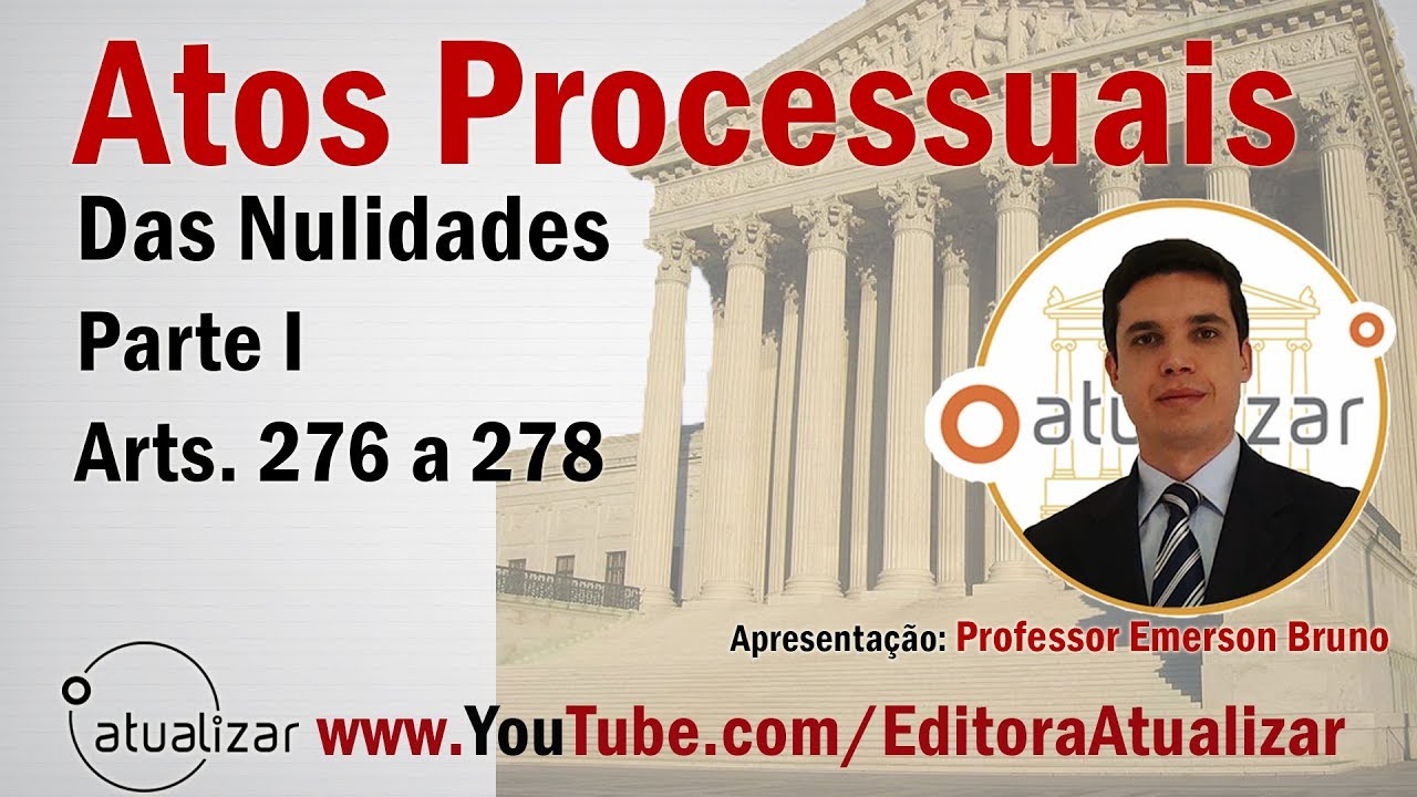 NCPC - Art. 276 a 278 (Nulidades - Parte I)