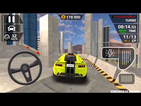Car Driving Simulator Stunt Ramp: Smash Car Hit Yellow Sport Car Driving - Android GamePlay HD