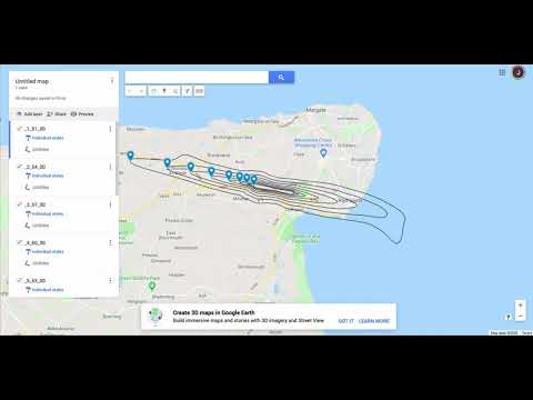 How to add airport noise contours to a Google Map