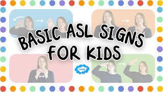 Basic ASL Signs for Kids | American Sign Language Day | Twinkl USA
