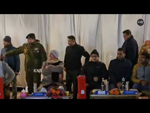 LG #manojsinha_ arrives at Gulmarg to inaugurate the #KheloIndia Winter Games tomorrow
