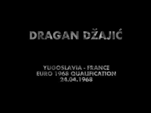 Dragan Džajić vs France | Euro 1968 Qualification | All touches & actions