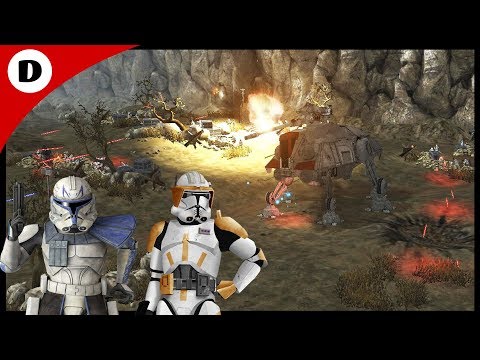 BATTLE OF BALMORRA ~ Clone Last Stand - Men of War Star Wars Mod