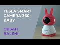 Dětská chůvička TESLA Smart Camera 360 Baby Pink TSL-CAM-SPEED9S
