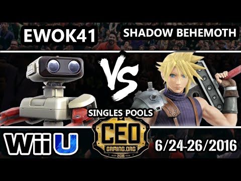 CEO 2016 Smash 4 - Ewok41 (ROB) Vs. Shadow Behemoth (Cloud) SSB4 Tournament - Smash Wii U