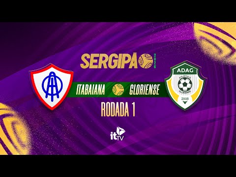 ⚽Itabaiana x Atlético Gloriense | AO VIVO | 1ª Rodada do Sergipano
