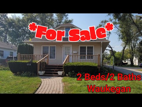 House For Sale; 2 Bedroom/2 Bathroom in Waukegan, IL | House Tour | Cars and Cribs