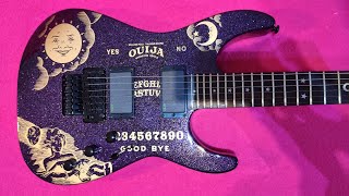 Video thumbnail for [2019] LTD (by ESP) KH PURPLE Sparkle Ouija Kirk Hammett Limited 500 p. by Guitars Collector