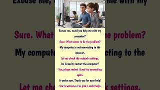 Easy English Conversation for Beginners | Asking for Technical Help | Daily English Practice
