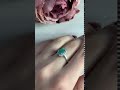 Серебряное кольцо с изумрудом 1.483ct