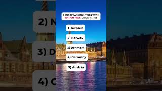youtube video thumbnail - European countries with #FREE college tuition #studyabroad #college #germany #sweden #norway
