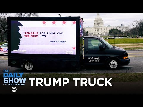 トランプトラックはD.C.をヒット｜デイリーショー (The Trump Truck Hits D.C. | The Daily Show)