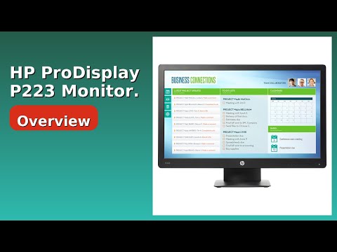 REVIEW (2025): HP ProDisplay P223 Monitor. Features.
