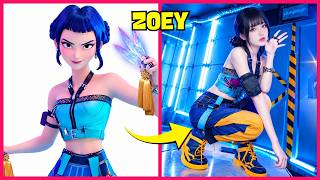 GUERREIRAS DO K-POP: ADIVINHE O BAILE! 💃 VERSÃO TIKTOK 🎶 RUMI 💜 ZOEY 🔥 MIRA ✨ ABBY SAJA ⭐ HUNT/X