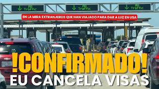 RUMORS ABOUT VISA CANCELLATIONS CONFIRMED... HERE ARE THE TESTIMONIES.