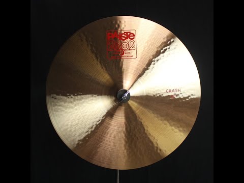 Paiste 18" 2002 Crash - 1443g (video demo) image 2