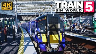 Train Sim World 5 PS5 Pro Gameplay - ScotRail Express - Edinburgh – Glasgow - Class 385
