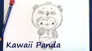 How to Draw a Manga Panda Bear - Step by Step for Beginners