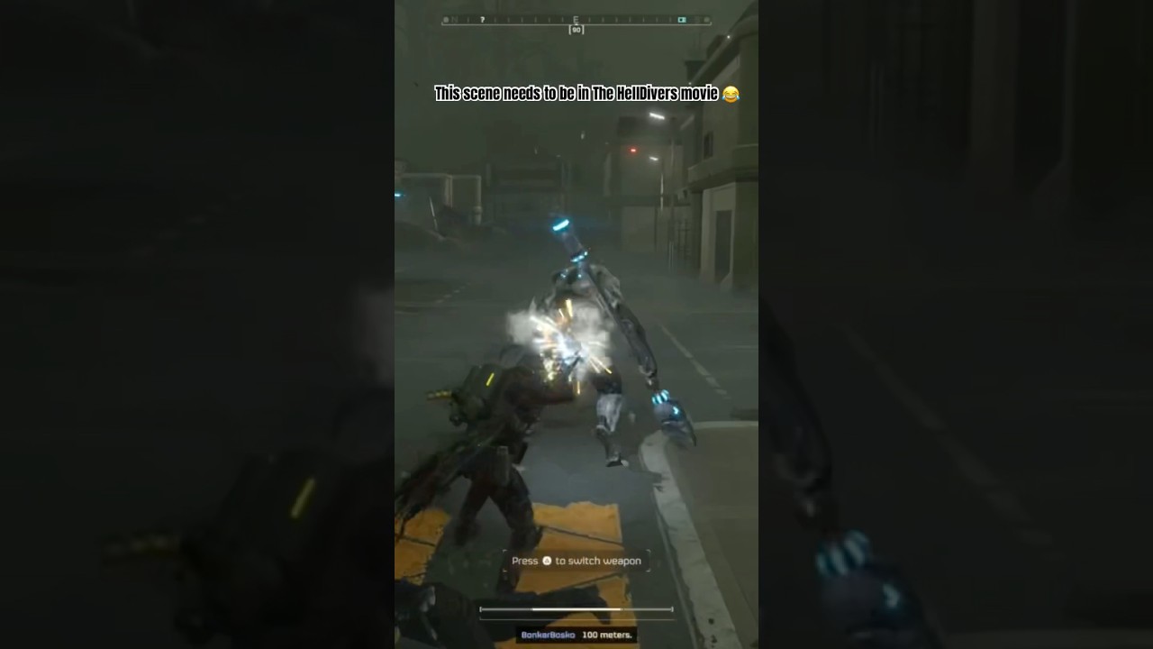 This scene needs to be in HellDivers 2 #helldivers2 #gaming  #helldivers2gameplay #helldiversmovie