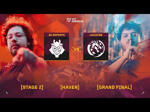 G2 Esports vs Leviatán - VCT Americas Stage 2 - Grand Final - Map 2