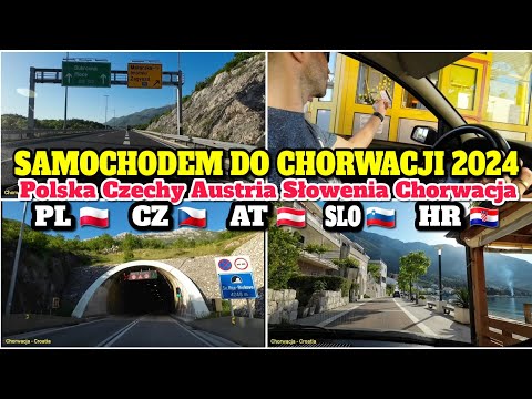 Samochodem do Chorwacji. Trasa droga przez Czechy Austria Słowenia. Film z drogi. Poradnik tutorial.