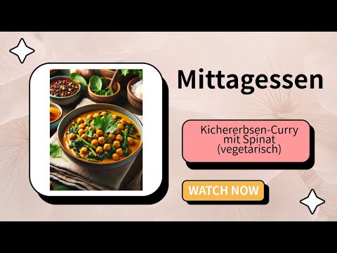 Kichererbsen-Curry mit Spinat ist ein nahrhaftes, köstliches und einfaches vegetarisches Gericht