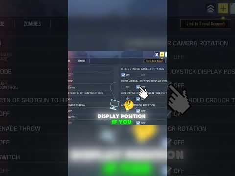 USE FIXED VIRTUAL JOYSTICK DISPLAY POSITION FOR MORE CONTROL OVER YOUR SNIPER