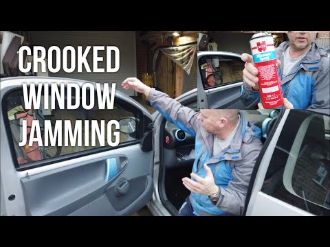 🇬🇧Citybug Peugeot 107 Door Window Jamming Going Up, Wont Close How To Repair. Aygo C1