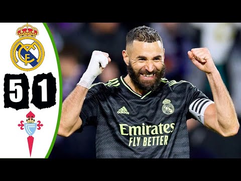 Real Madrid vs Celta Vigo 5 1 Hіghlіghts & All Goals 2023 HD720p