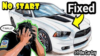 How I fixed this NO START CAR. P0171. Do this first to this Chrysler Dodge Charger Challenger 300